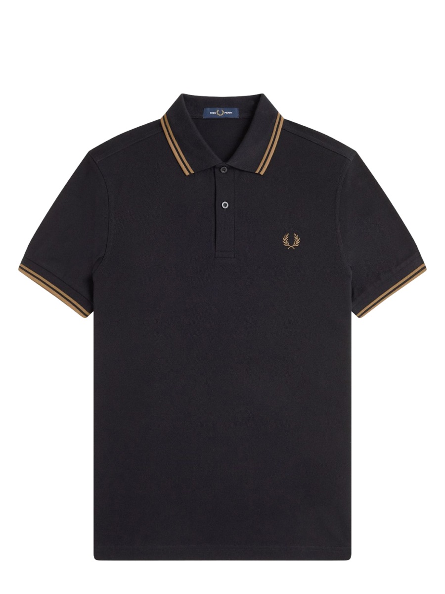 Fred Perry POLO WITH LOGO Zwart