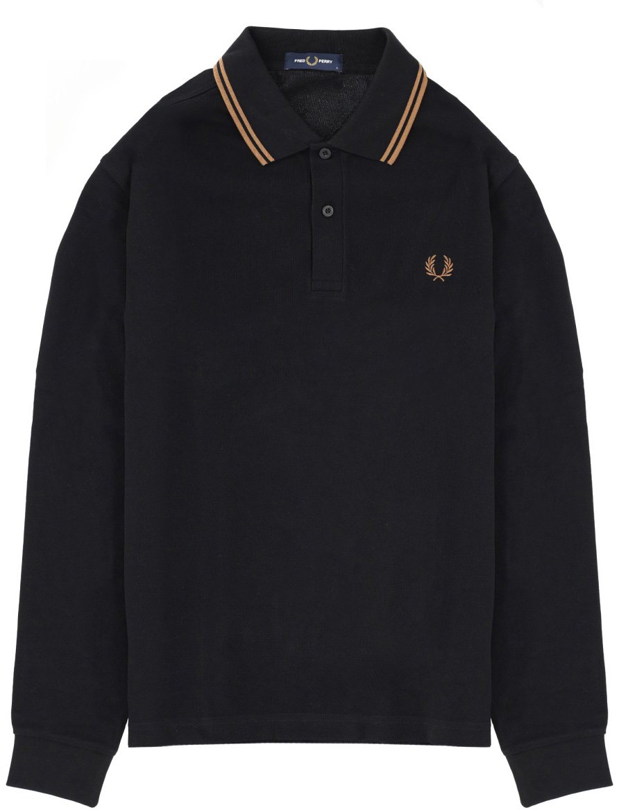 Fred Perry POLO WITH LOGO Zwart