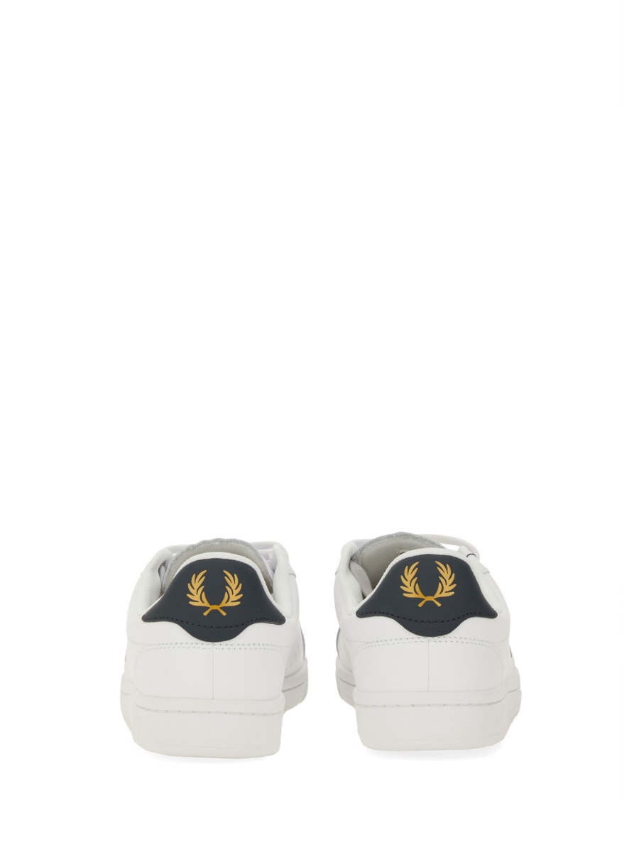 Fred Perry LEATHER SNEAKER Wit