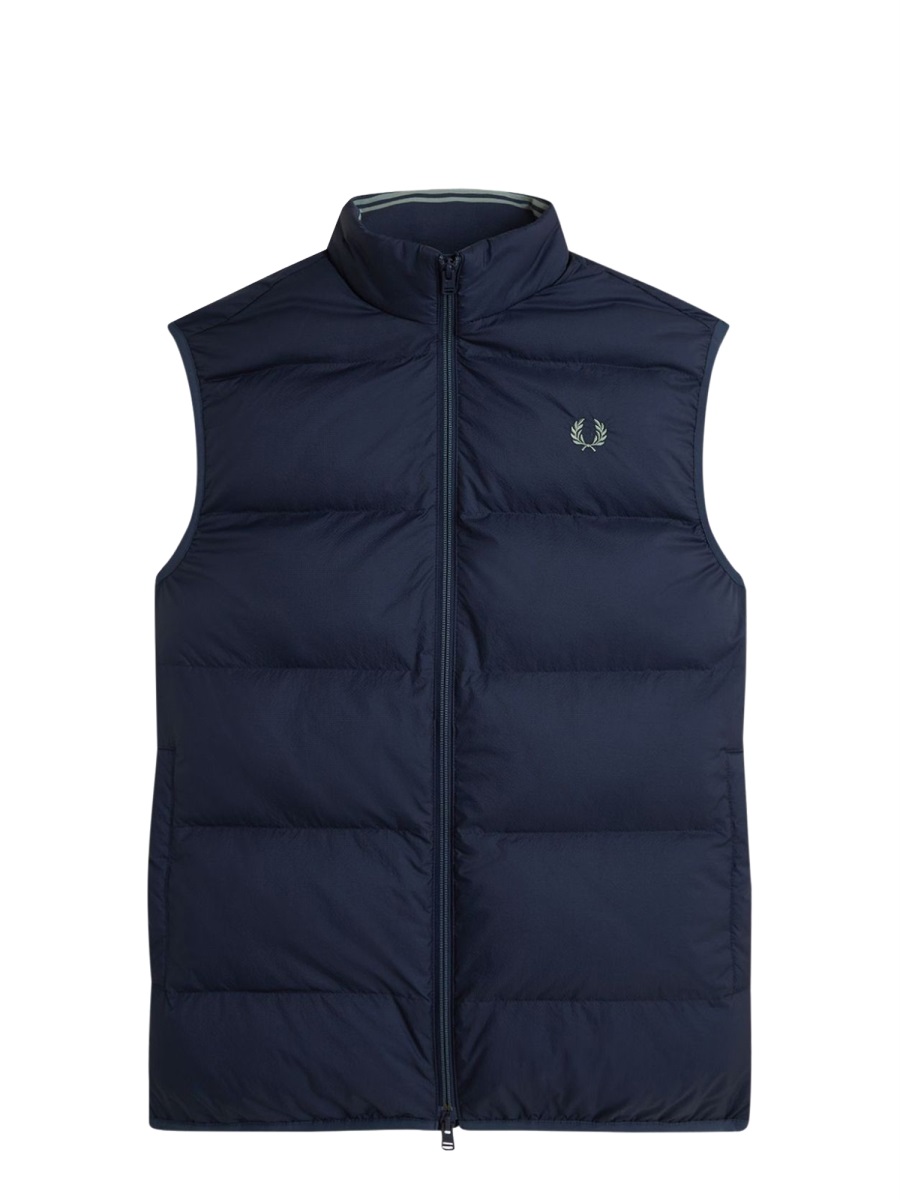 Fred Perry THERMAL VEST Blauw
