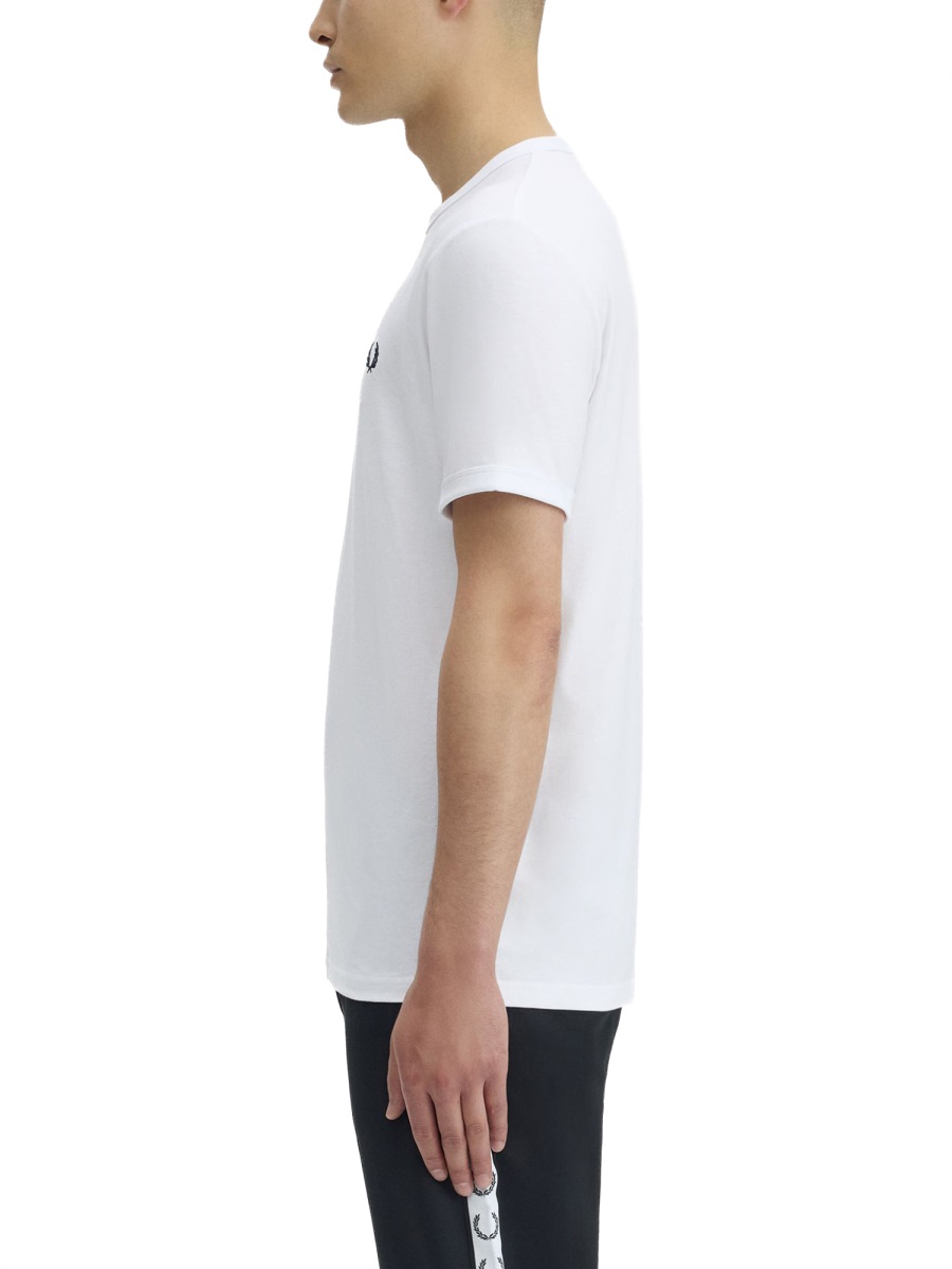 Fred Perry T-SHIRT WITH LOGO Wit