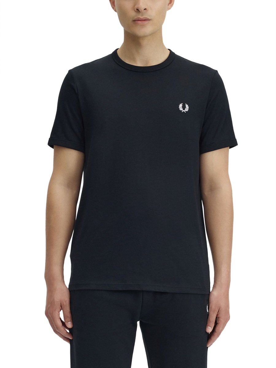 Fred Perry T-SHIRT WITH LOGO Zwart
