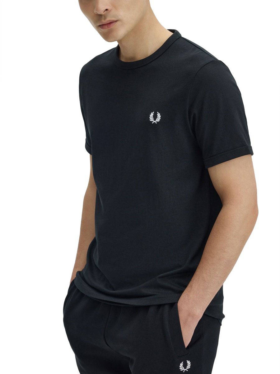 Fred Perry T-SHIRT WITH LOGO Zwart