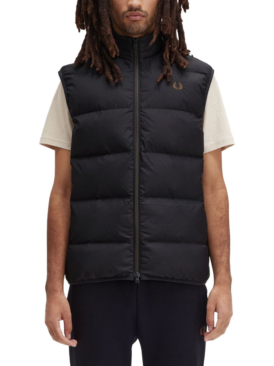 Fred Perry THERMAL VEST Zwart