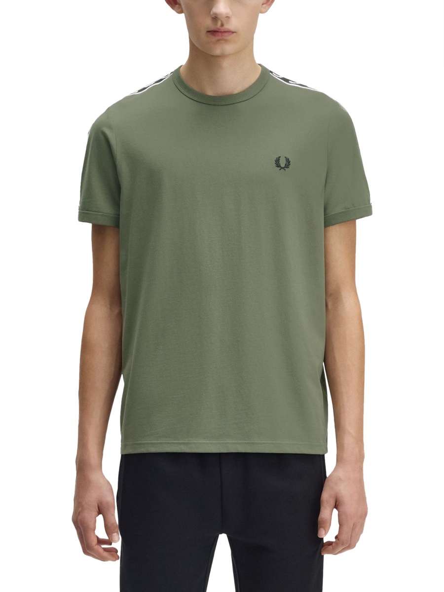 Fred Perry T-SHIRT RINGER Groen