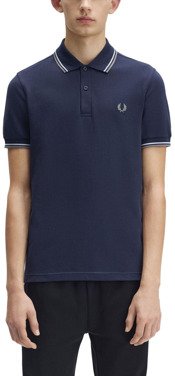 Fred Perry POLO WITH LOGO Blauw