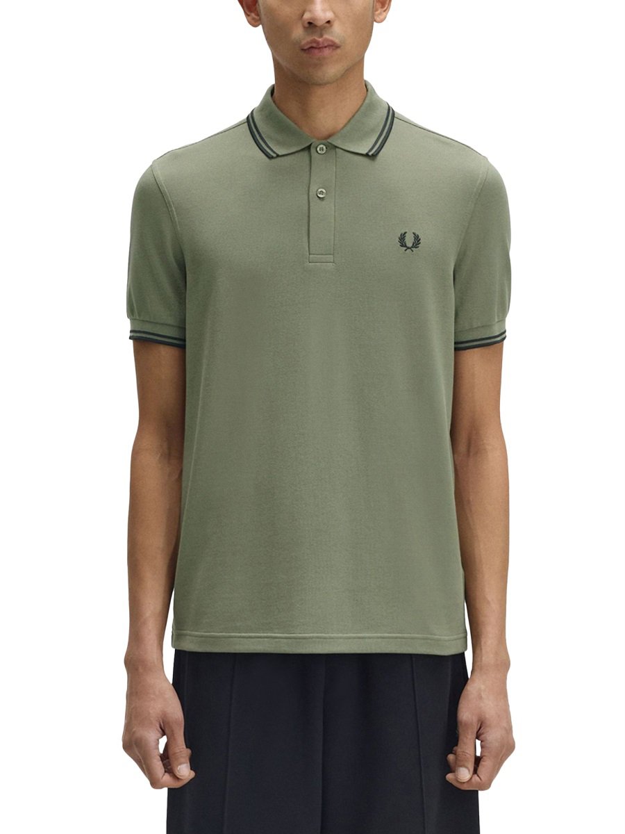 Fred Perry POLO WITH LOGO Groen