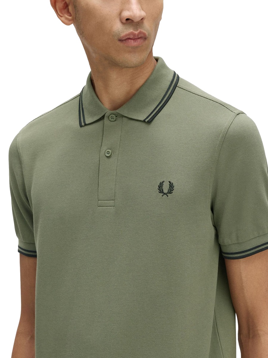 Fred Perry POLO WITH LOGO Groen