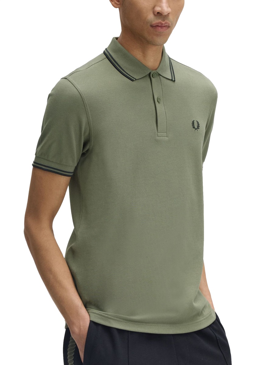 Fred Perry POLO WITH LOGO Groen