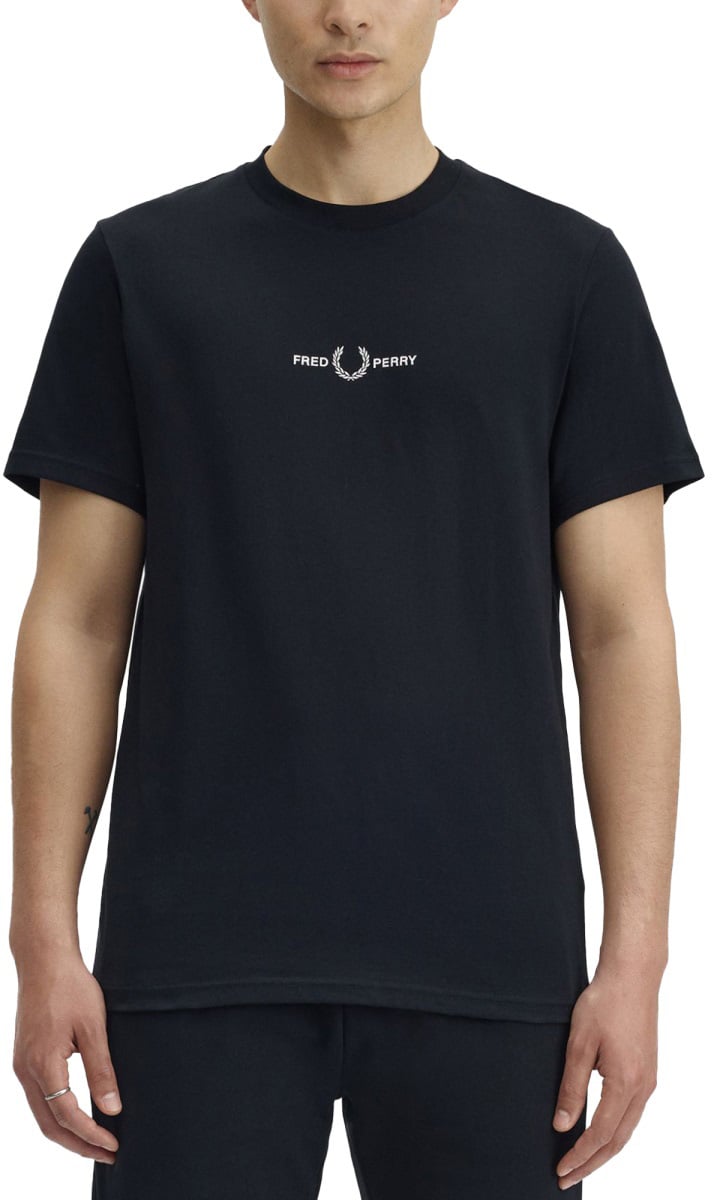 Fred Perry T-SHIRT WITH LOGO Zwart