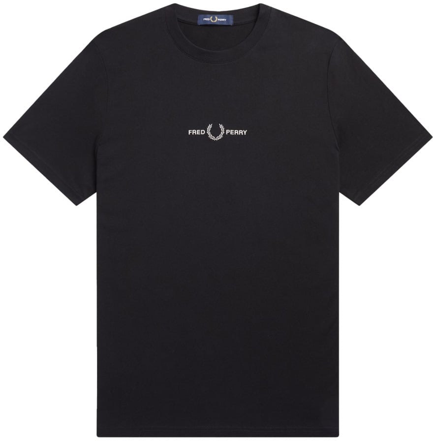 Fred Perry T-SHIRT WITH LOGO Zwart