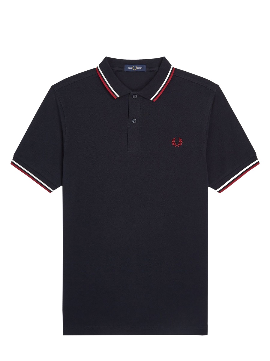 Fred Perry POLO WITH LOGO Blauw