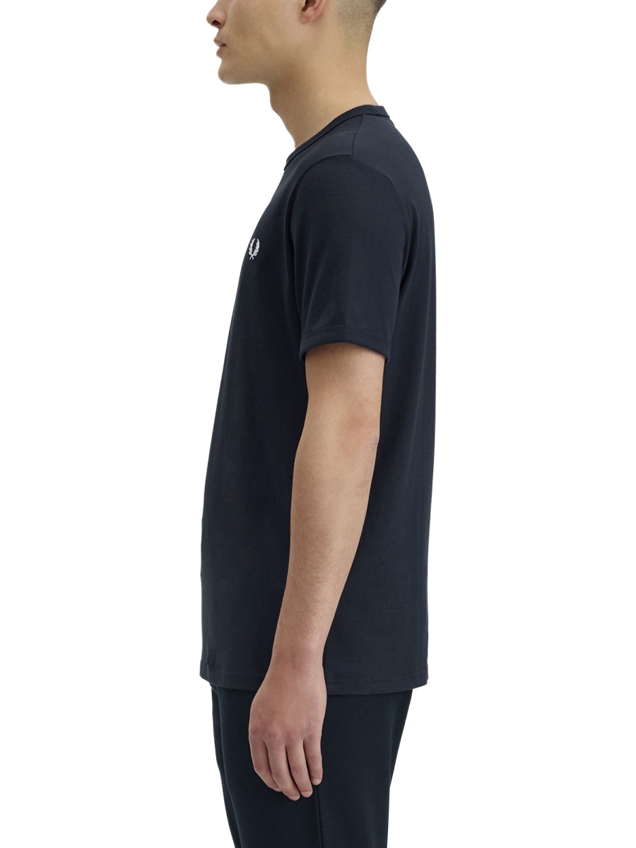 Fred Perry T-SHIRT WITH LOGO Blauw