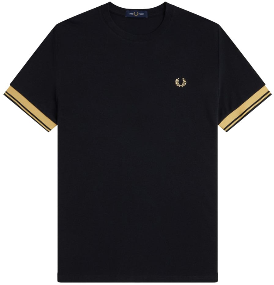 Fred Perry T-SHIRT CON LOGO Zwart