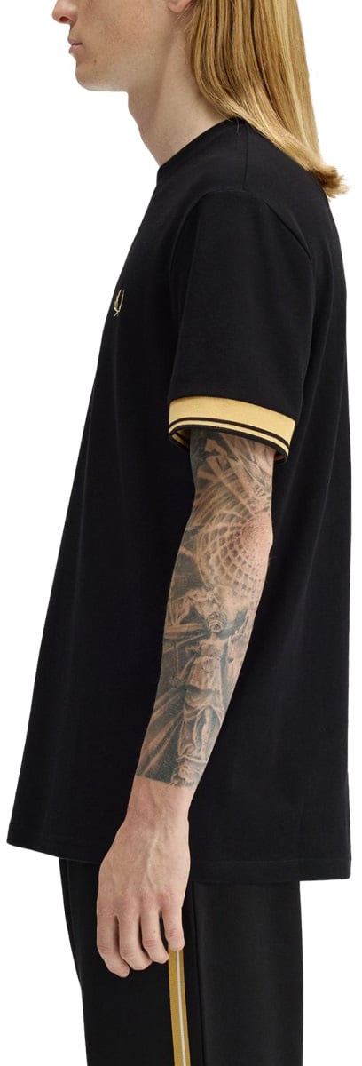 Fred Perry T-SHIRT CON LOGO Zwart