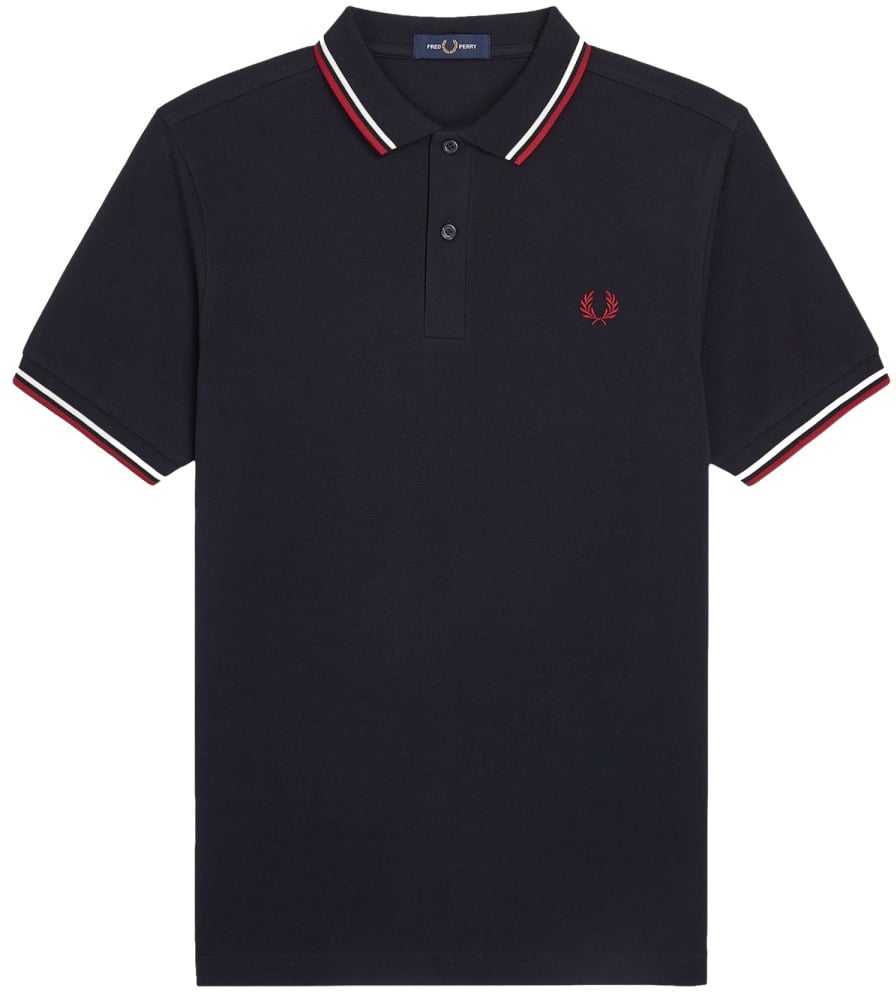 Fred Perry POLO WITH LOGO Blauw