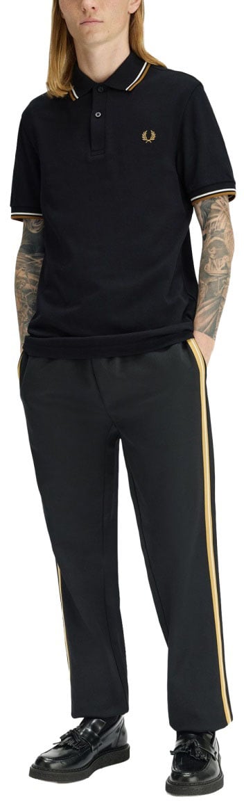 Fred Perry POLO WITH LOGO Zwart