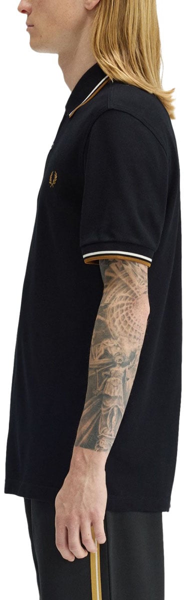 Fred Perry POLO WITH LOGO Zwart