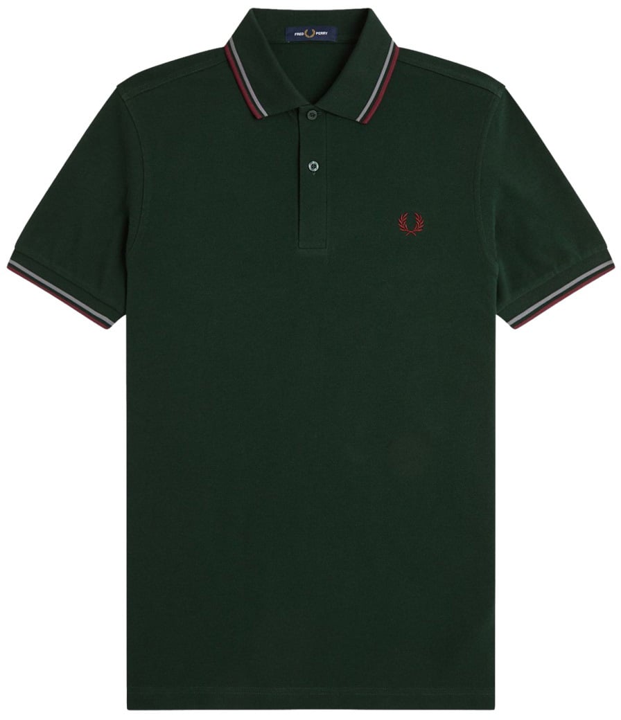 Fred Perry POLO WITH LOGO Groen