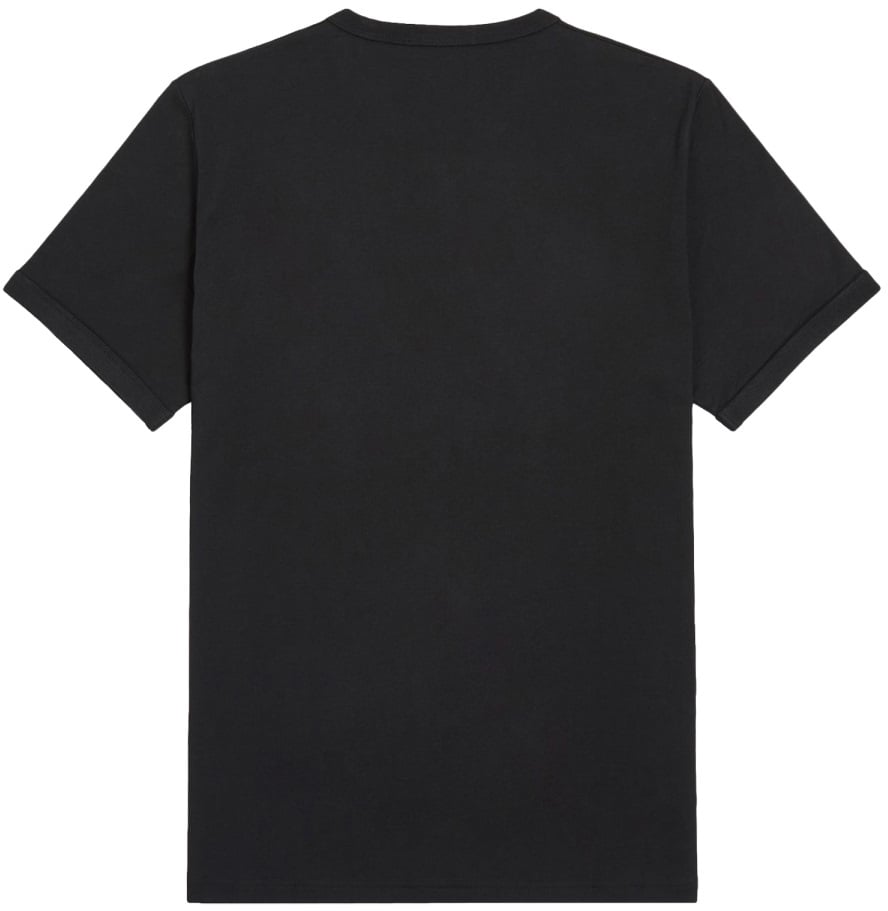 Fred Perry T-SHIRT CON LOGO Zwart