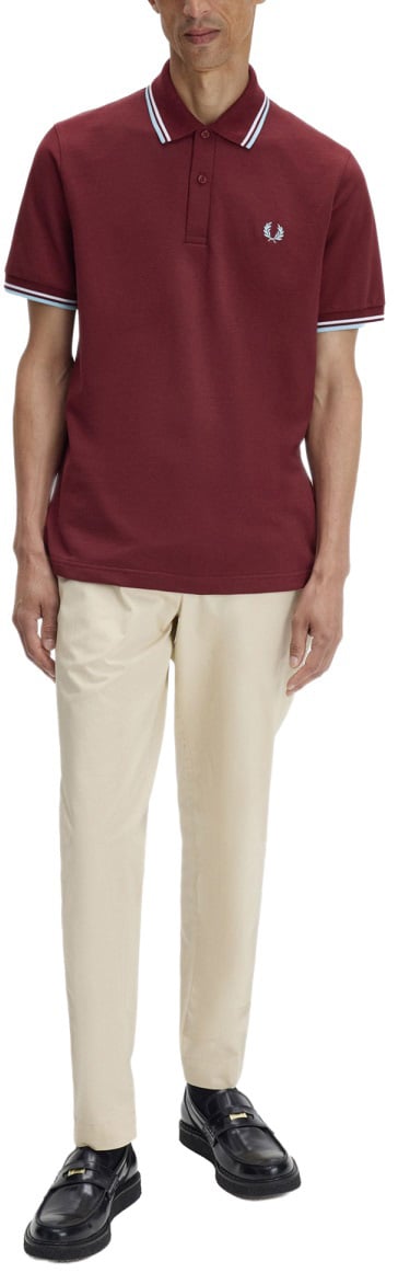 Fred Perry POLO CON LOGO Rood