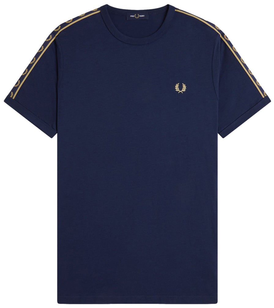 Fred Perry T-SHIRT CON LOGO Blauw