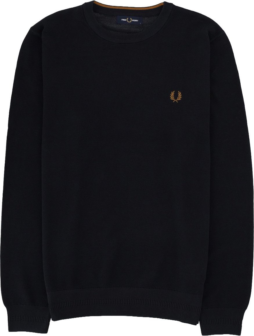 Fred Perry MAGLIA IN COTONE PIQUÉ Blauw