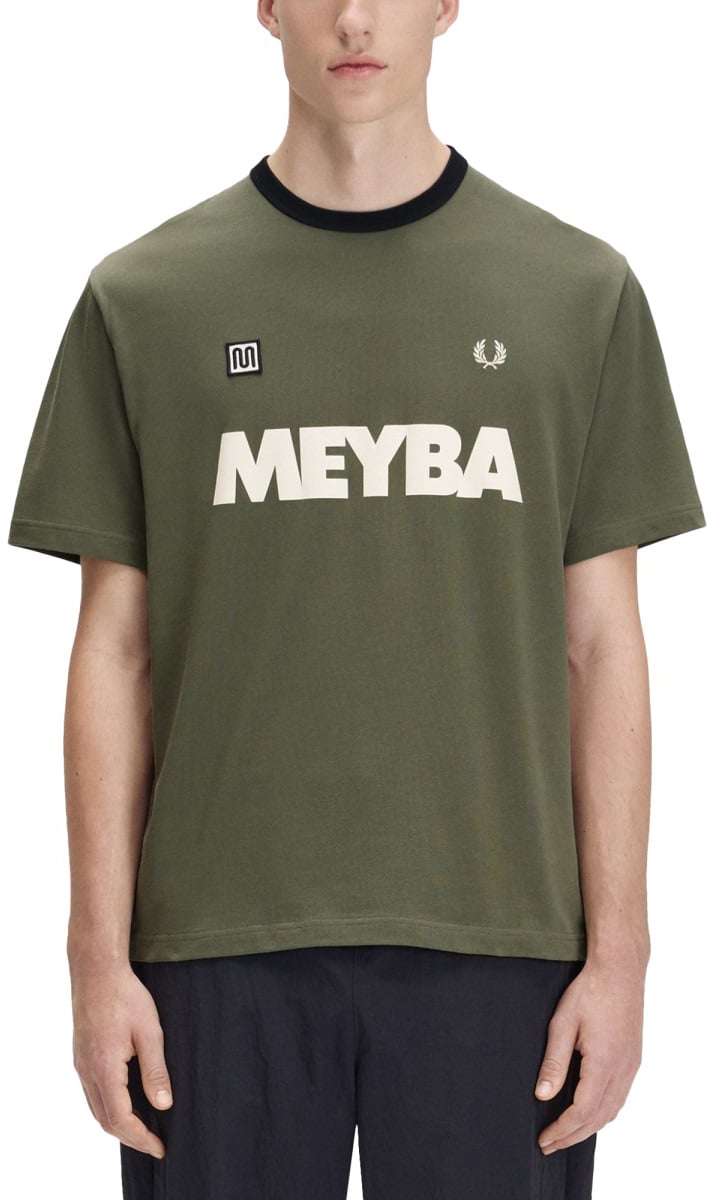 Fred Perry T-SHIRT "RINGER MEYBA" Groen