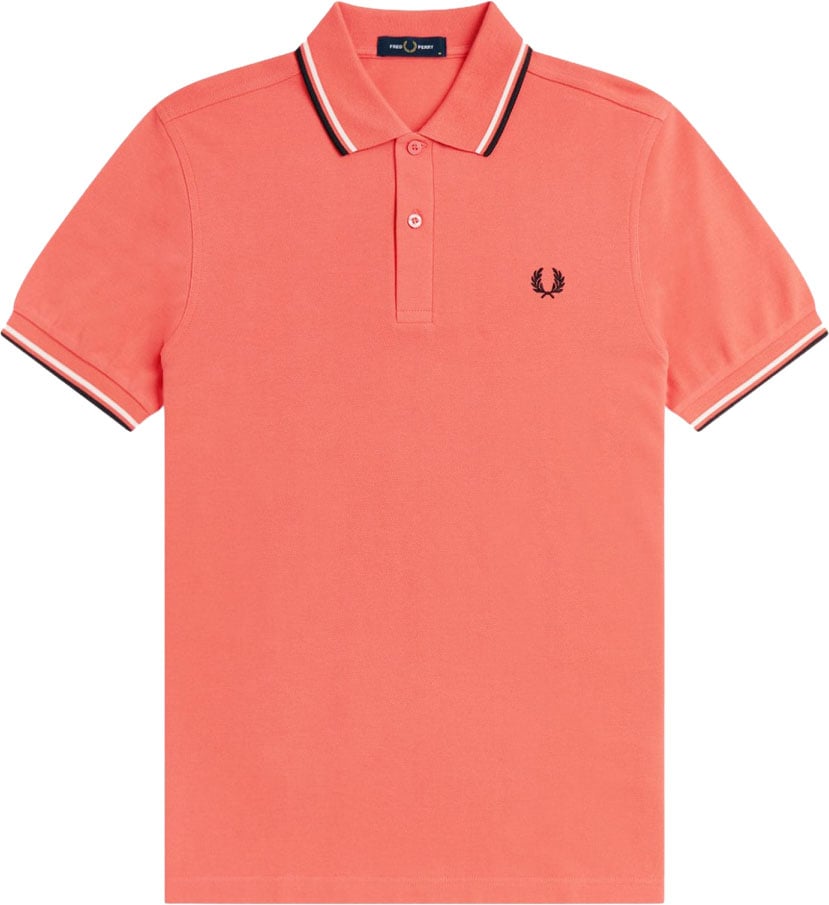 Fred Perry POLO CON LOGO Roze