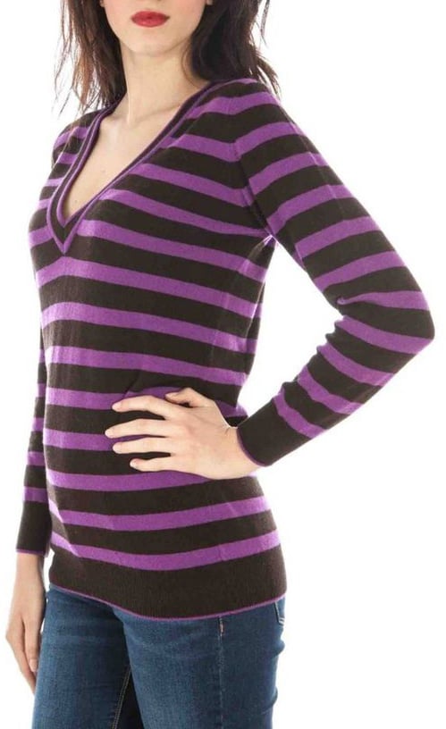 Fred Perry Fred Perry Viola Cashmere Women Sweater Paars