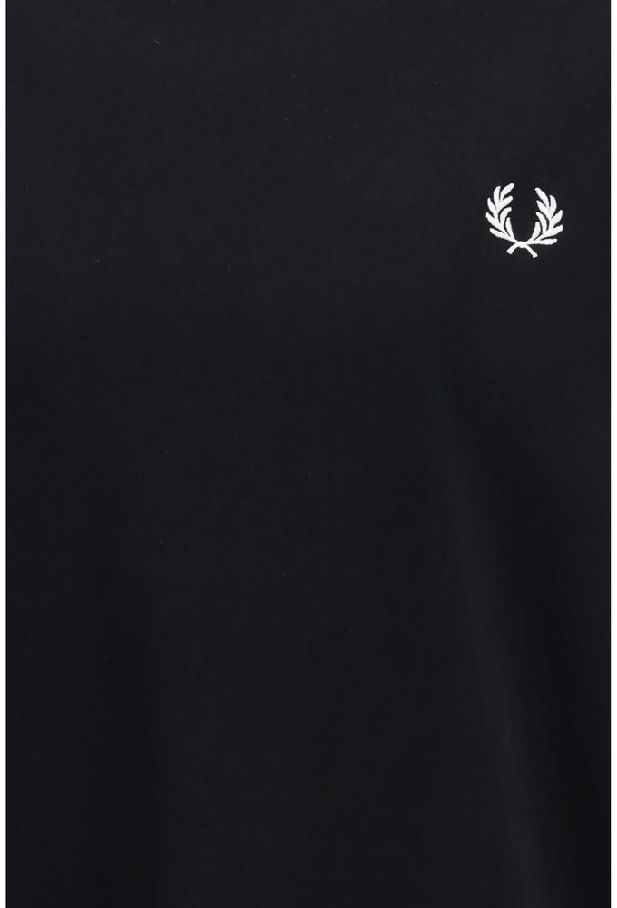Fred Perry Black Cotton Sportswear Zwart