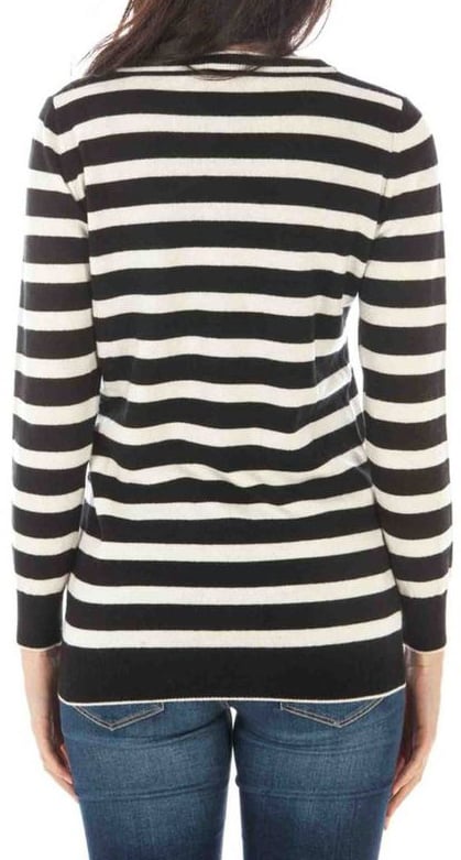 Fred Perry Nero Wool Women Sweater Zwart