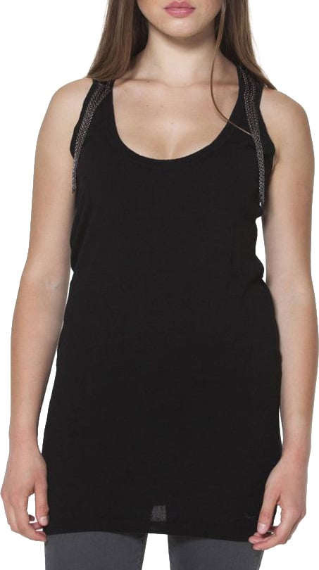 Fred Perry Black Wool Women T-Shirt Zwart