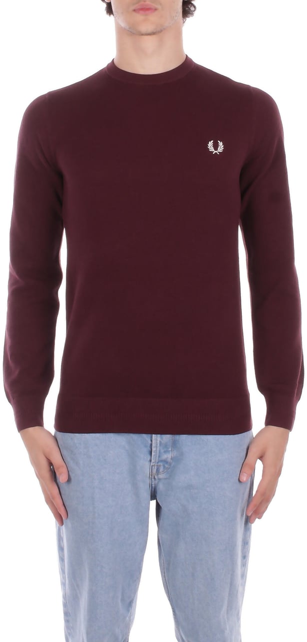 Fred Perry Sweaters Prune Rood
