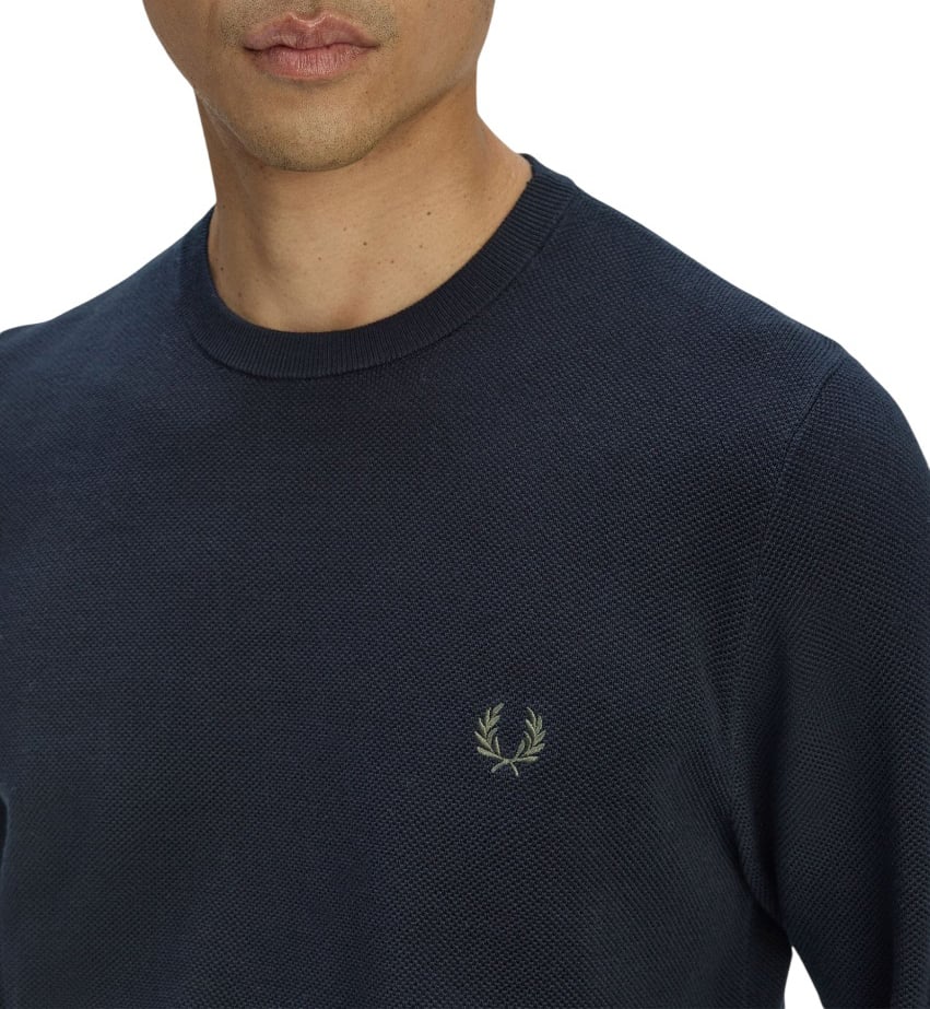 Fred Perry Sweater Blauw