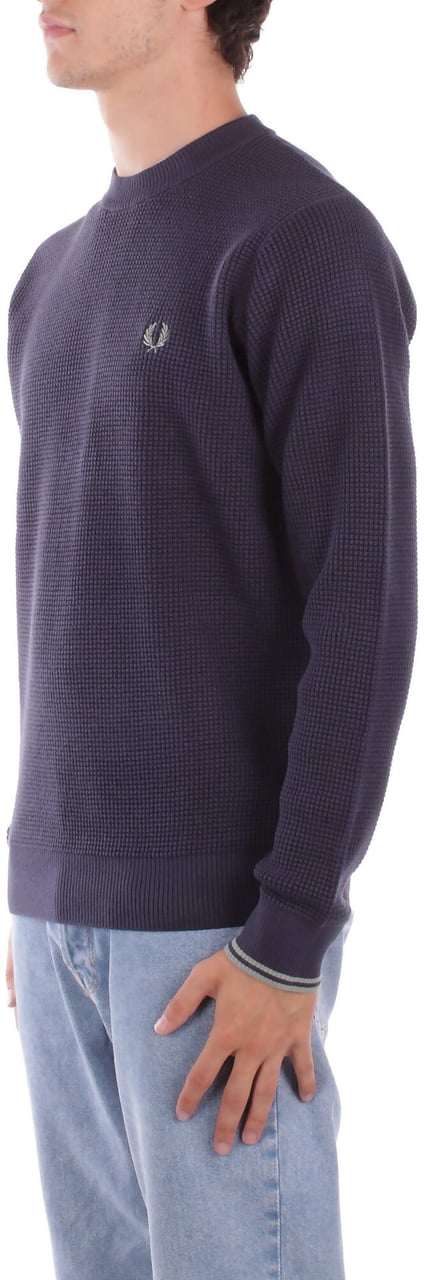 Fred Perry Sweaters Blue Blauw