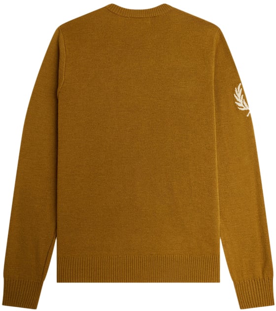Fred Perry Sweaters Dark Camel Beige