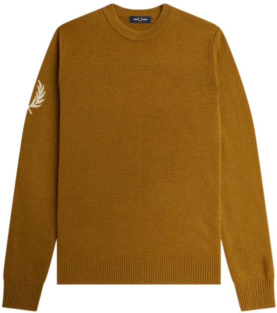Fred Perry Sweaters Dark Camel Beige