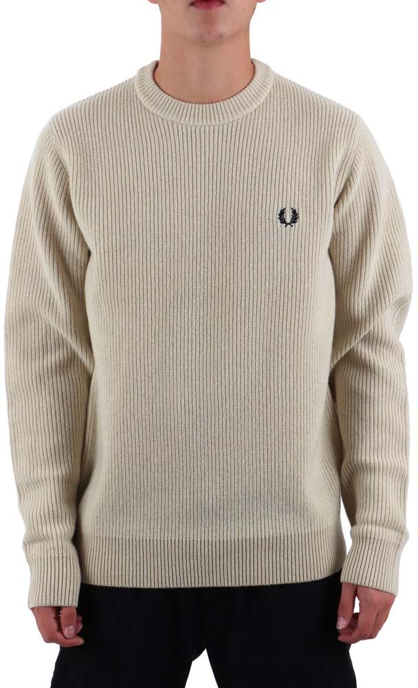 Fred Perry Sweaters Oatmeal Beige
