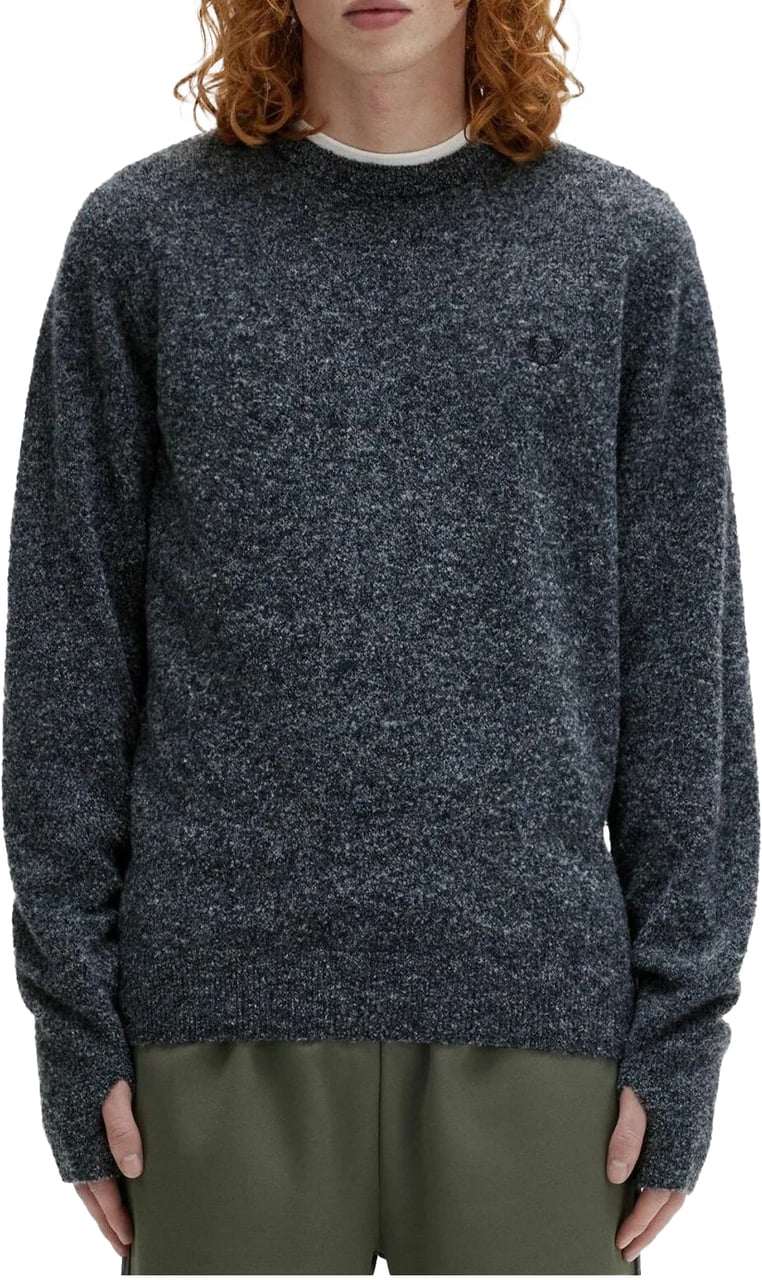 Fred Perry Sweaters Blue Blauw