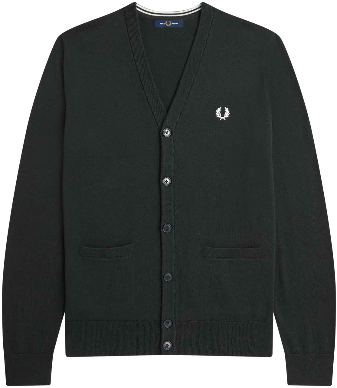 Fred Perry Sweaters Night Green Groen
