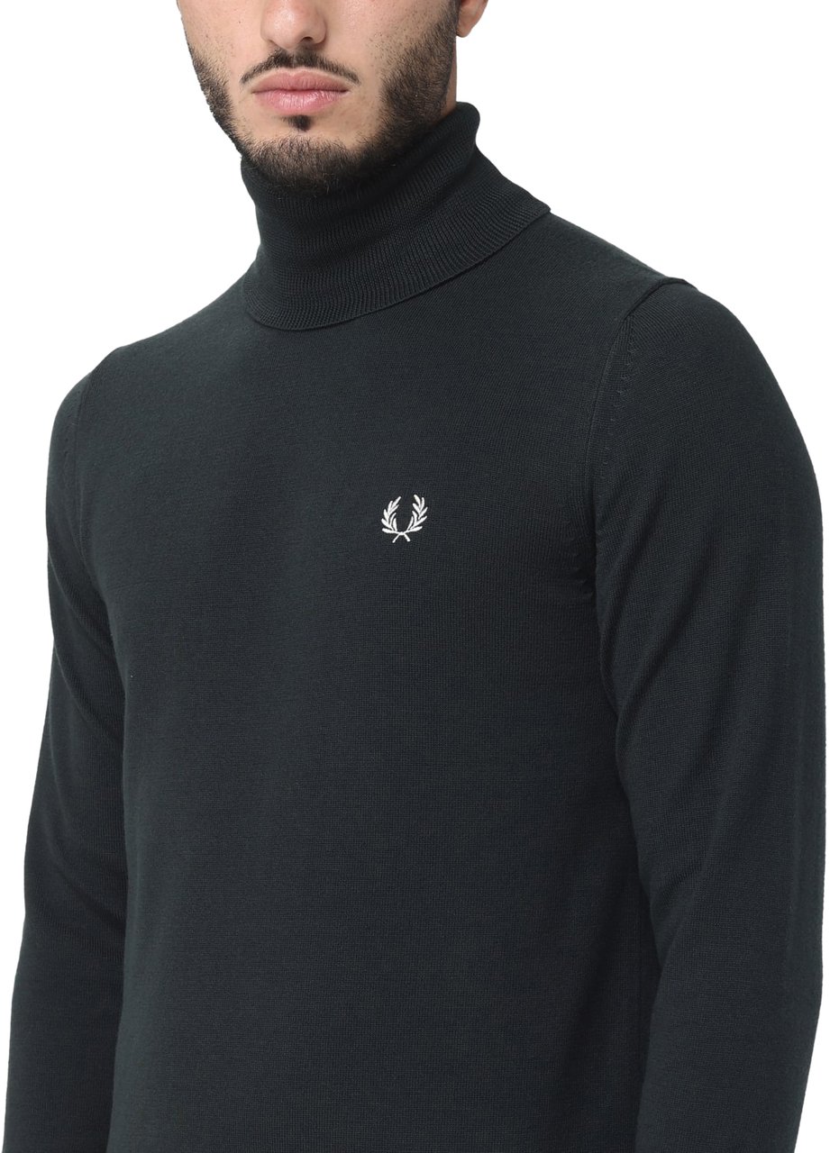 Fred Perry Sweaters Night Green Groen