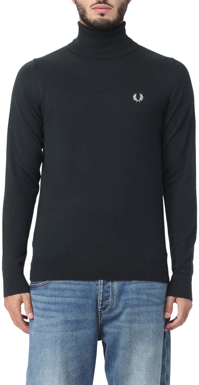 Fred Perry Sweaters Night Green Groen