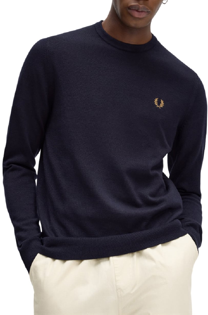 Fred Perry Fred Perry Sweater Blauw