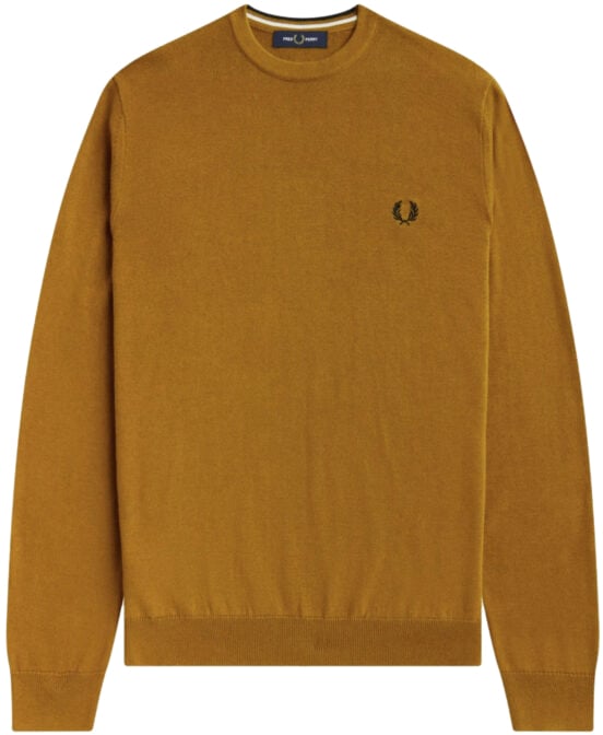 Fred Perry Sweaters Dark Camel Beige