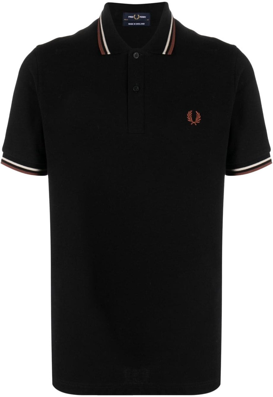 Fred Perry T-Shirts And Polos Black Zwart