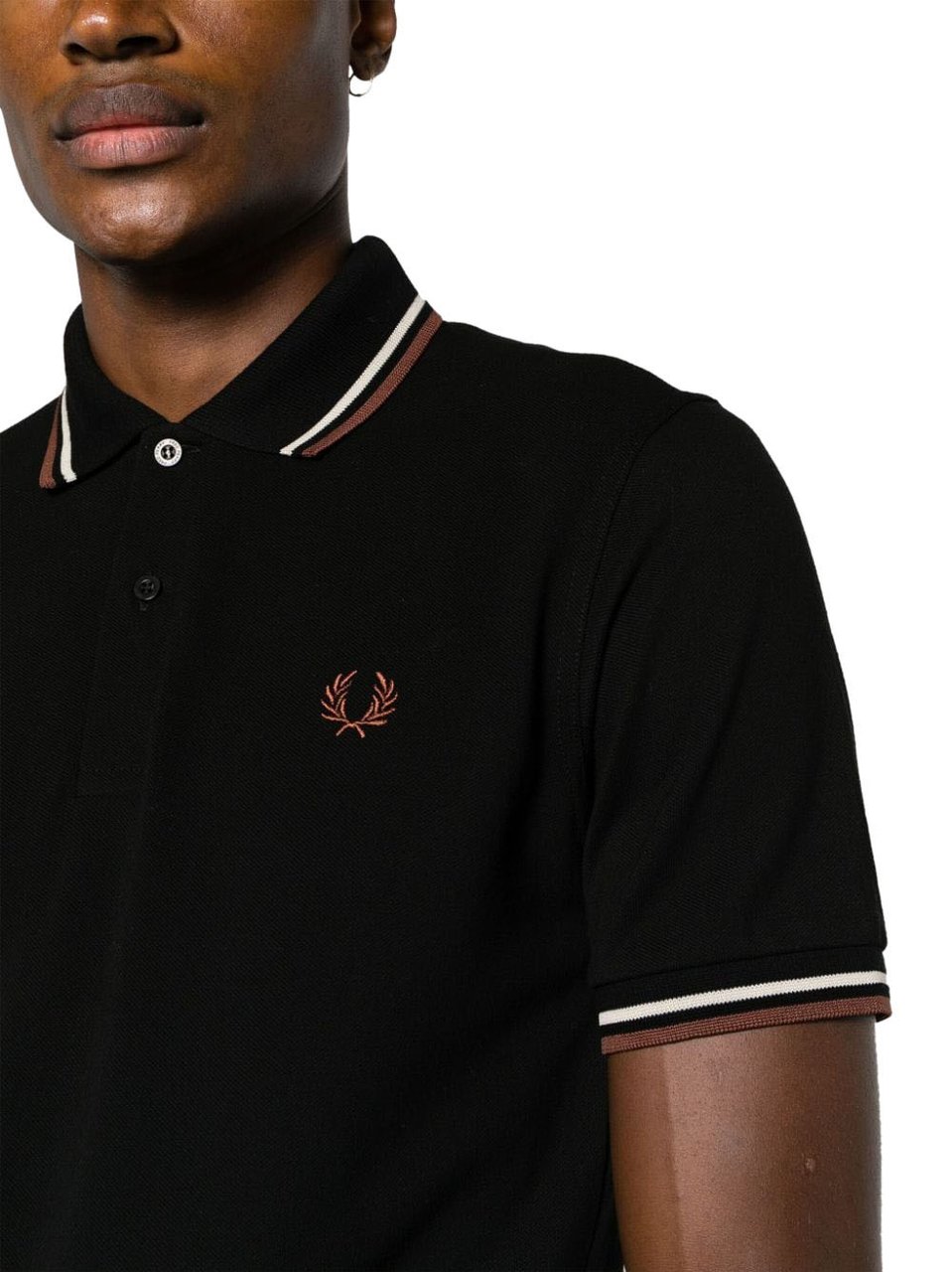 Fred Perry T-Shirts And Polos Black Zwart