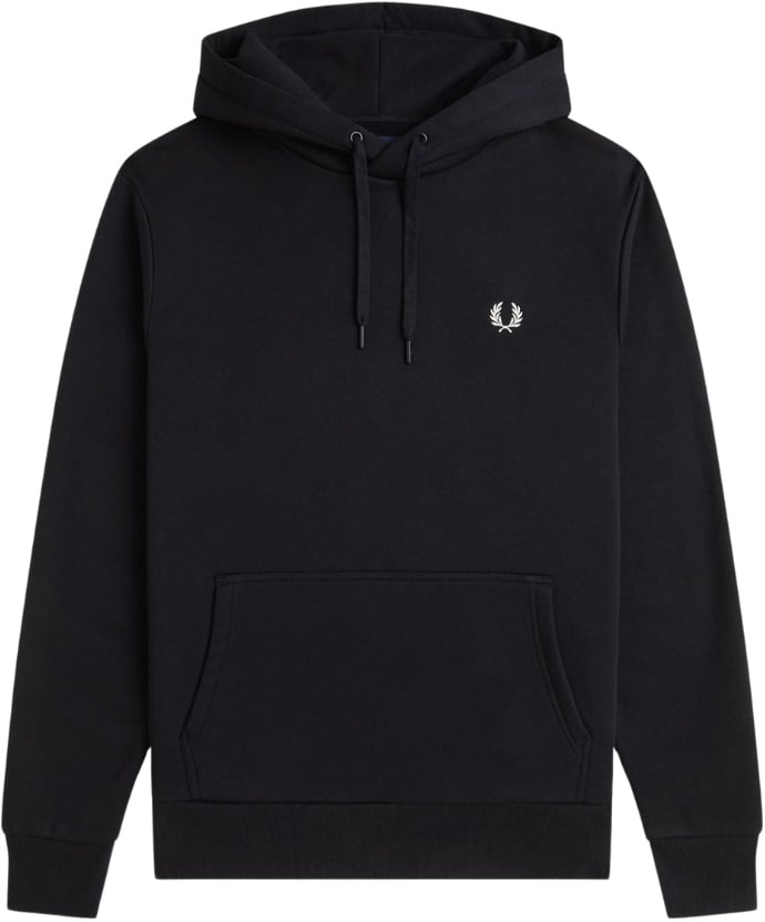Fred Perry Fred Perry Bold Branding Hooded Sweatshirt Zwart