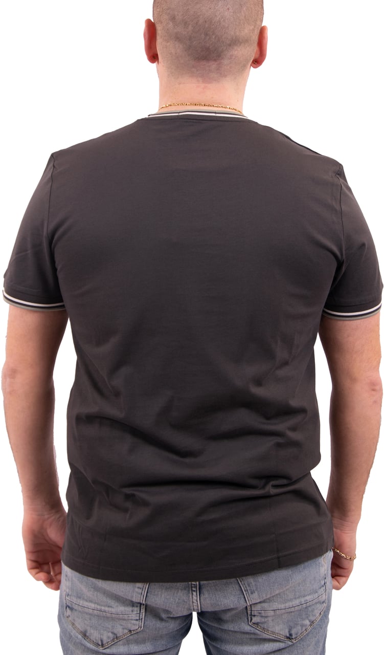 Fred Perry Fred Perry Twin Tipped T-Shirt Blauw