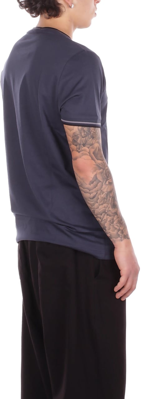Fred Perry T-Shirts And Polos Navy Grey Blauw